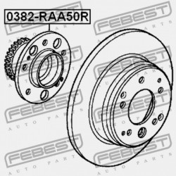 HONDA ODYSSEY ALMAS RA6 HÁTSÓ KERÉKAGY 2000-2003 JP 42200-SZ3-951