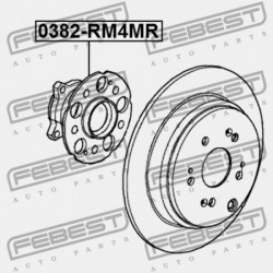 HÁTSÓ KERÉKAGY HONDA CR-V RM4 2012-2014 GN 42200-T0A-951
