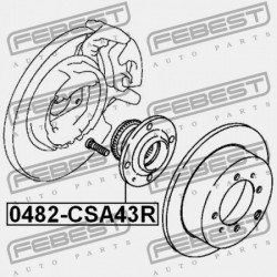 HÁTSÓ KERÉKAGY MITSUBISHI LANCER,LANCER CEDIA CS,CT 2000.03-2009.08 JPN MR527452