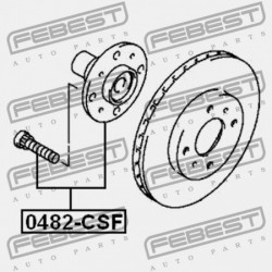 ELÜLSŐ KERÉKAGY MITSUBISHI LANCER,LANCER CEDIA CS,CT 2000.03-2009.08 JPN MR519922