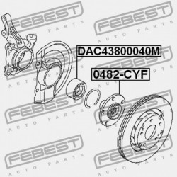 ELÜLSŐ KERÉKAGY MITSUBISHI LANCER CY,CZ 2007.03-2013.02 EUR 3880A018