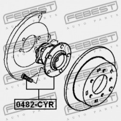HÁTSÓ KERÉKAGY MITSUBISHI LANCER CY,CZ 2007.03-2013.02 EUR 3785A008