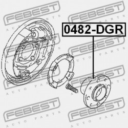 HÁTSÓ KERÉKAGY MITSUBISHI CARISMA DA1-6A 1995.05-2003.12 EUR/NEDCAR MR223285
