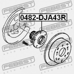 HÁTSÓ KERÉKAGY MITSUBISHI GALANT DJ1,3A 2003.11- MEXICO/MMNA MR589520