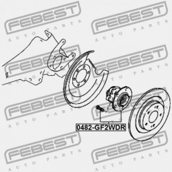 MITSUBISHI ASX GA0 HÁTSÓ KERÉKAGY 2010.04-2013.01 EUR 3785A033