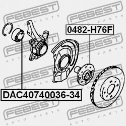 ELÜLSŐ KERÉKAGY MITSUBISHI PAJERO/MONTERO IO H60,70 1998.11-2005.03 G.EXP MN113554