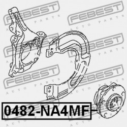 ELÜLSŐ KERÉKAGY MITSUBISHI LANCER CY,CZ 2007.03-2013.02 EUR MR594979