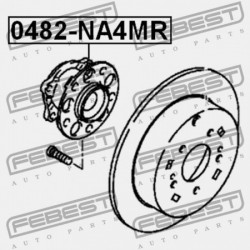 MITSUBISHI GRANDIS NA4W/NA8W HÁTSÓ KERÉKAGY 2003-2009 MR594443