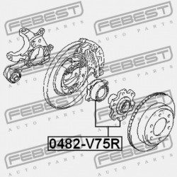 HÁTSÓ KERÉKAGY MITSUBISHI PAJERO/MONTEROLONG V90 2006.08- G.EXP MR418068