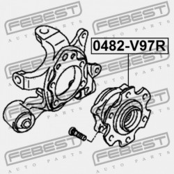 HÁTSÓ KERÉKAGY MITSUBISHI PAJERO/MONTEROLONG V90 2006.08- G.EXP 3780A007