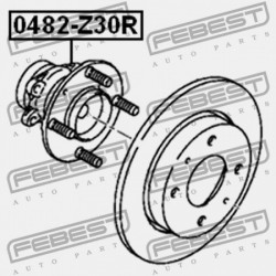 HÁTSÓ KERÉKAGY MITSUBISHI COLT/COLT PLUS Z20 2002.10- JPN MR594142