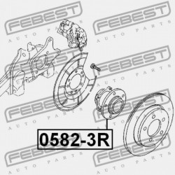 HÁTSÓ KERÉKAGY MAZDA 3 BK 2003-2006 EU BP4K-26-15XF