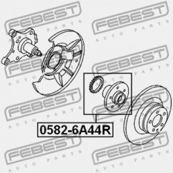 HÁTSÓ KERÉKAGY MAZDA 6 WAGON GY 2002-2005 EU G14V-26-15X