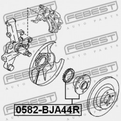 HÁTSÓ KERÉKAGY MAZDA FAMILIA BJ 1998-2000 JP B603-26-15XC