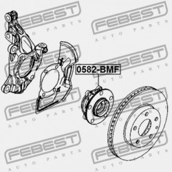 MAZDA 3 BM 2013-2015 ELSŐ KERÉKAGY B45A-33-04X