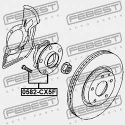 MAZDA CX-5 KE ELSŐ KERÉKAGY 2011-2012 EU KD35-33-04XC