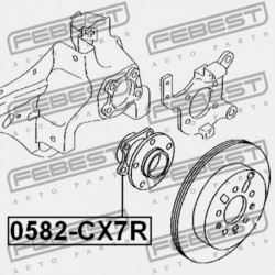 HÁTSÓ KERÉKAGY MAZDA AXELA SEDAN & SPORT BK 2003-2006 JP G33S-26-15XA