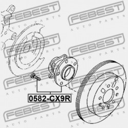 HÁTSÓ KERÉKAGY MAZDA MPV LY 2005-2007 JP L206-26-15XB