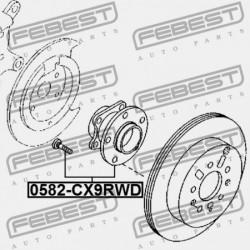 HÁTSÓ KERÉKAGY MAZDA MPV LY 2005-2007 JP L214-26-15XB