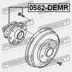 HÁTSÓ KERÉKAGY MAZDA 2 DE 2007-2010 EU D651-26-15XE