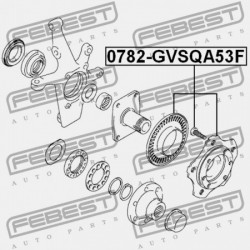 SUZUKI GRAND VITARA/ESCUDO SQ416/SQ420/SQ625 ELSŐ KERÉKAGY 1998-2006 43401-65D10