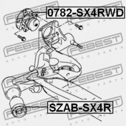 SUZUKI SX4 RW415/RW416/RW419/RW420 HÁTSÓ KERÉKAGY 2006-2013 43402-80J51