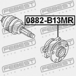 SUBARU IMPREZA G11 HÁTSÓ KERÉKAGY 2000.02-2007.04 JP 28473-AG001