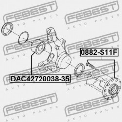 SUBARU IMPREZA G11 ELSŐ KERÉKAGY 2000.02-2007.04 JP 28362-AE001