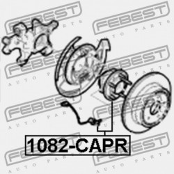 2010- EU CHEVROLET CAPTIVA HÁTSÓ TENGELYTÁVTARTÓ HUB 25903295