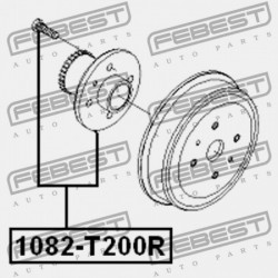 HÁTSÓ KERÉKAGY CHEVROLET AVEO SEDAN 2004-2006 MEX 96471776