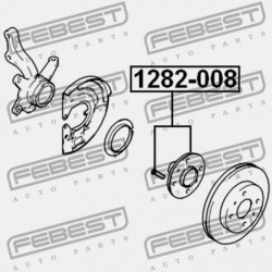 HYUNDAI TUCSON 04: -OCT.2006 (2004-) GEN ELSŐ HUB 51750-3A003