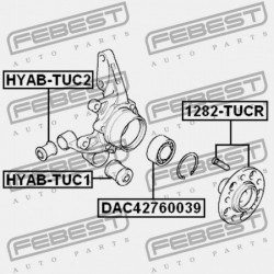 HYUNDAI TUCSON HÁTSÓ KERÉKAGY 04: -OKT.2006 (2004-) GEN 52710-2E500