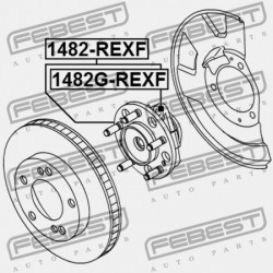 SSANG YONG REXTON ELSŐ KERÉKAGY 2001-2013 41420-09702