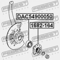 CSAPÁGY NÉLKÜLI HÁTSÓ KERÉKAGY MERCEDES BENZ ML-OSZTÁLY 164 2004-2011 A1643560101