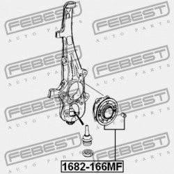 ELÜLSŐ KERÉKAGY MERCEDES BENZ ML-OSZTÁLY 166 2011- A1663340206