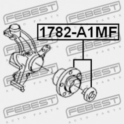 AUDI A1 2011- MEX ELSŐ KERÉKAGY 6R0407621A