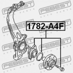 ELSŐ KERÉKAGY KÉSZLET AUDI A4/AVANT 2001-2008 CA 8E0498625B