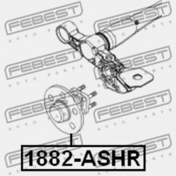 HÁTSÓ KERÉKAGY OPEL ASTRA H 2004-2010 1604316