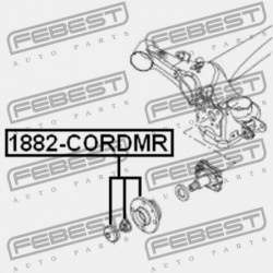 HÁTSÓ KERÉKAGY OPEL CORSA D 2006-2014 1604358
