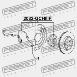 JEEP GRAND CHEROKEE III ELSŐ KERÉKAGY 2004-2010 52089434AE