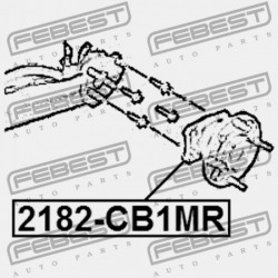 HÁTSÓ KERÉKAGY FORD FIESTA CB1 2008- EU 1675466