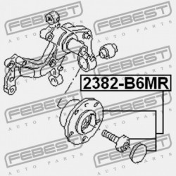 HÁTSÓ KERÉKAGY AUDIO A3/S3/SPORTB./LIM./QU 2004-2013 RDW 1T0598611B