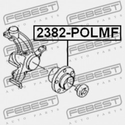 SKODA FABIA ELSŐ KERÉKAGY 2000-2008 CZ 6Q0407621BK