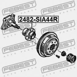 HÁTSÓ KERÉKAGY RENAULT SCENIC I 1999-2003 7701205170
