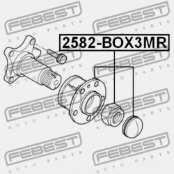 HÁTSÓ HUB CITROEN JUMPER III/ RELAY III 2006- 3701.82