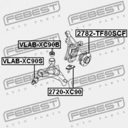VOLVO XC90 ELSŐ KERÉKAGY 2003- 31406300