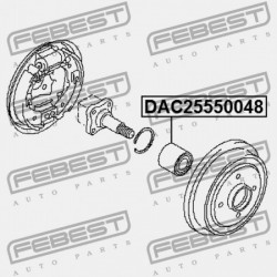 HÁTSÓ KERÉKAGYCSAPÁGY NISSAN NOTE E12 2012.09- JP 43210-1HM0A