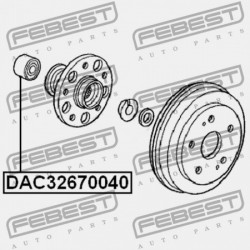 HÁTSÓ KERÉKAGYCSAPÁGY HONDA HR-V GH4 2000-2005 EU 42300-S2L-004