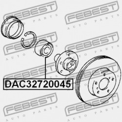 ELSŐ KERÉKAGYCSAPÁGY TOYOTA CRESTA GX90,JZX9,LX90,SX90 1992.10-1996.09 JP 90363-32035
