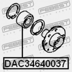 ELSŐ KERÉKAGYCSAPÁGY OPEL VECTRA A 1988-1995 0328100